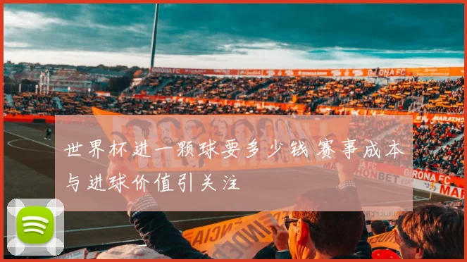 世界杯进一颗球要多少钱 赛事成本与进球价值引关注