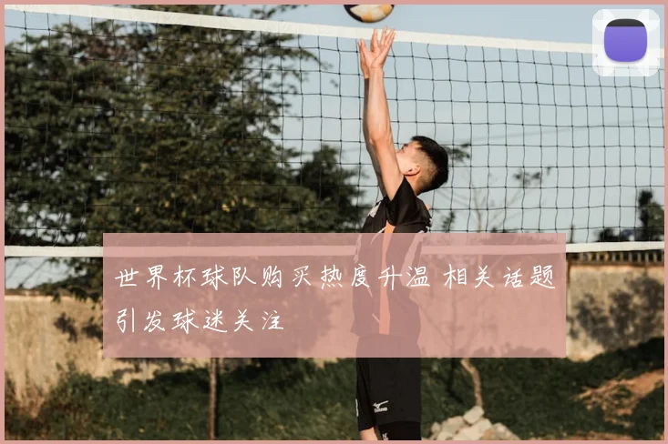 世界杯球队购买热度升温 相关话题引发球迷关注
